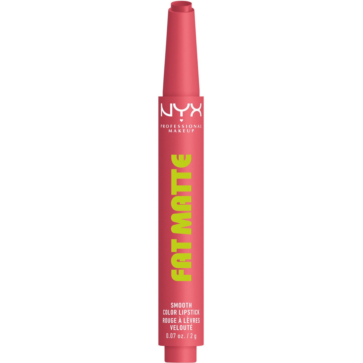 NYX Professional Makeup Fat Matte Slick Click Lip Balm 11 Pink Puff - 2 g