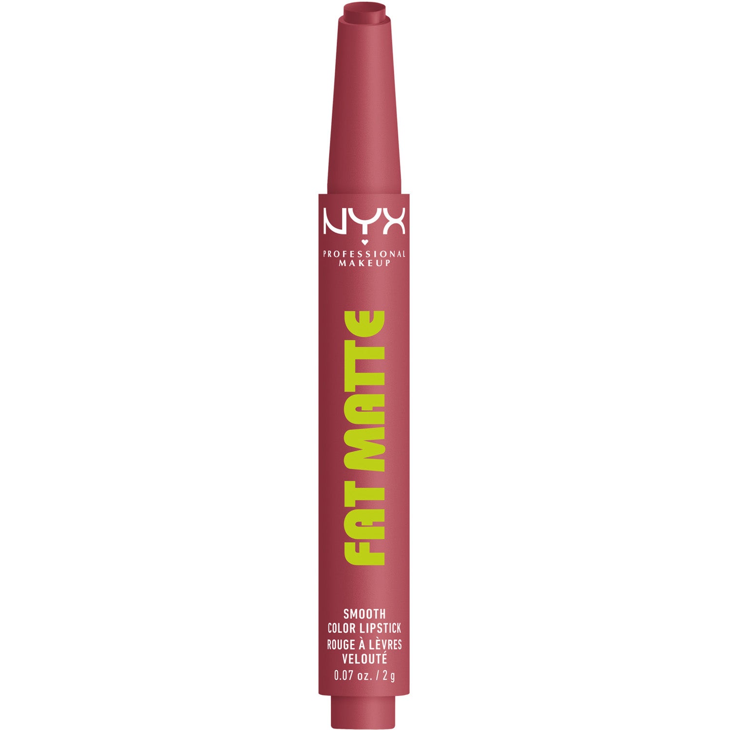 NYX Professional Makeup Fat Matte Slick Click Lip Balm 12 Blush Blanket - 2 g
