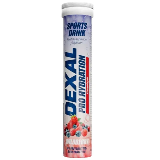 Dexal Pro Hydration Brustabletter Wildberry 18 st