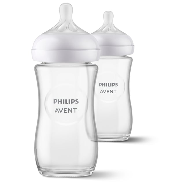 Philips Avent Natural Response Nappflaska i Glas 2 st
