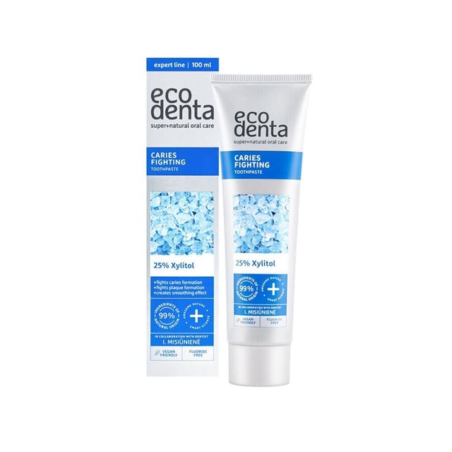 Ecodenta Caries Fighting Toothpaste With Xylitol 100 ml