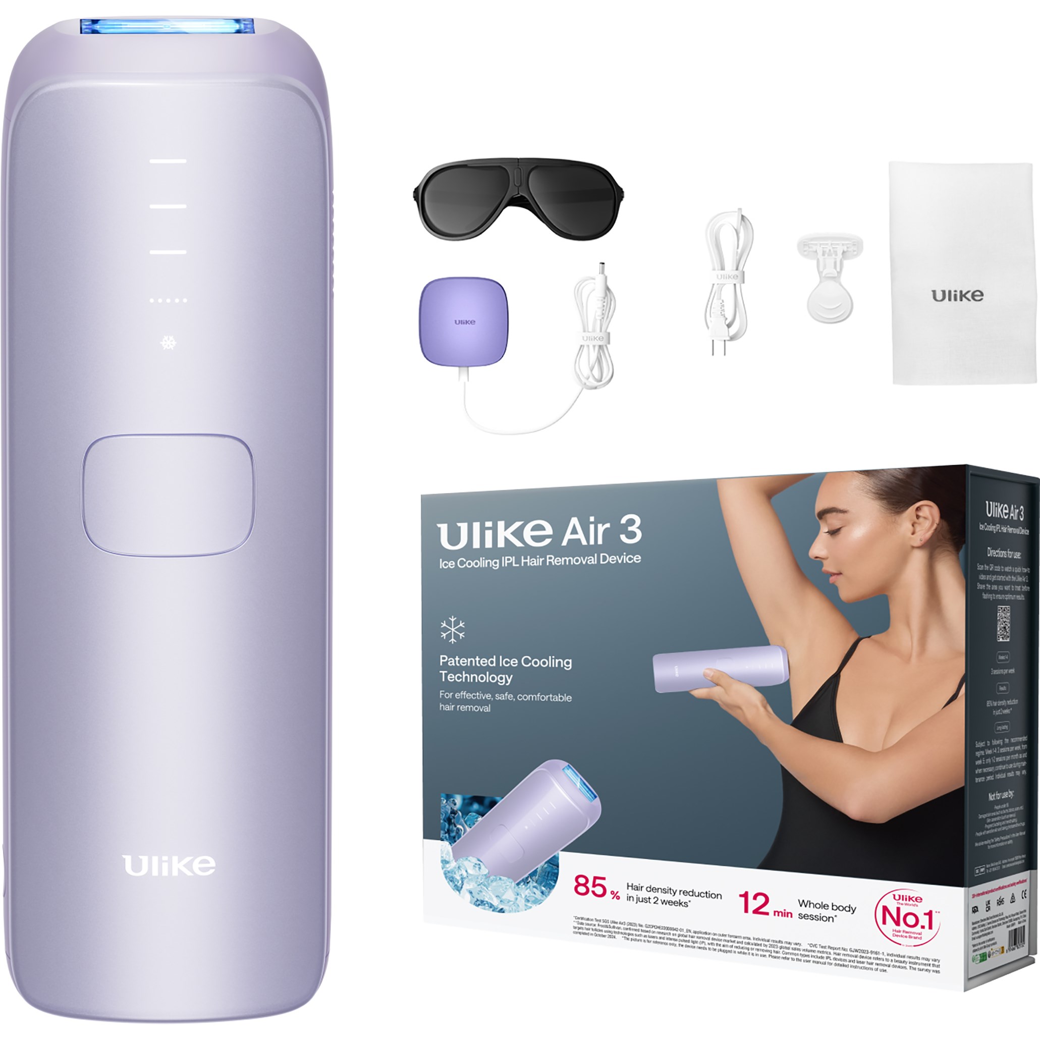 Ulike Air 3 Sapphire Ice Cooling IPL Hair Removal Device Provence