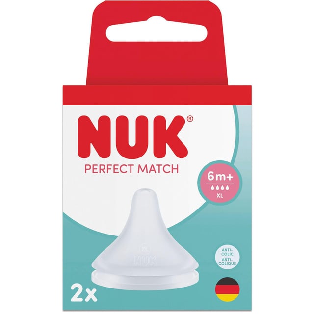 NUK Perfect Match Dinapp stl XL 2 st