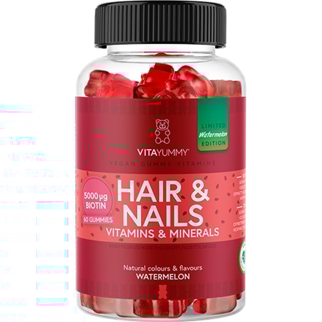VitaYummy Hair & Nails Watermelon Summer Edition 2026 60 st