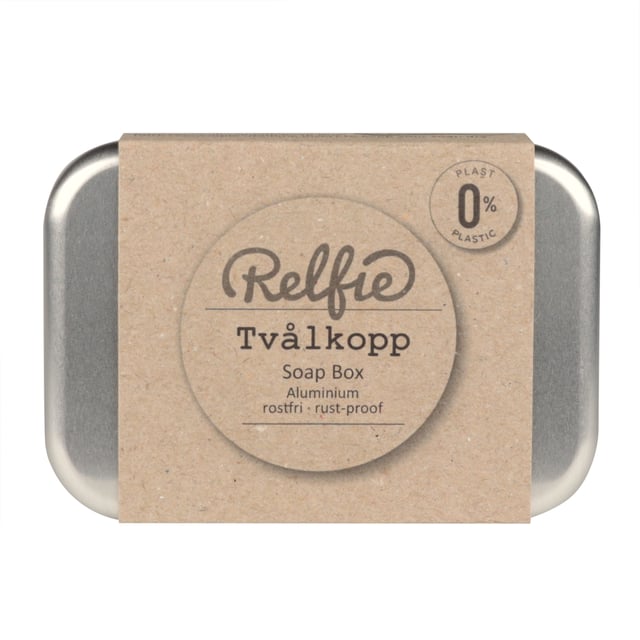 Sodasan Tvålkopp i Rostfritt Aluminium med Avtagbart Droppgaller 1st