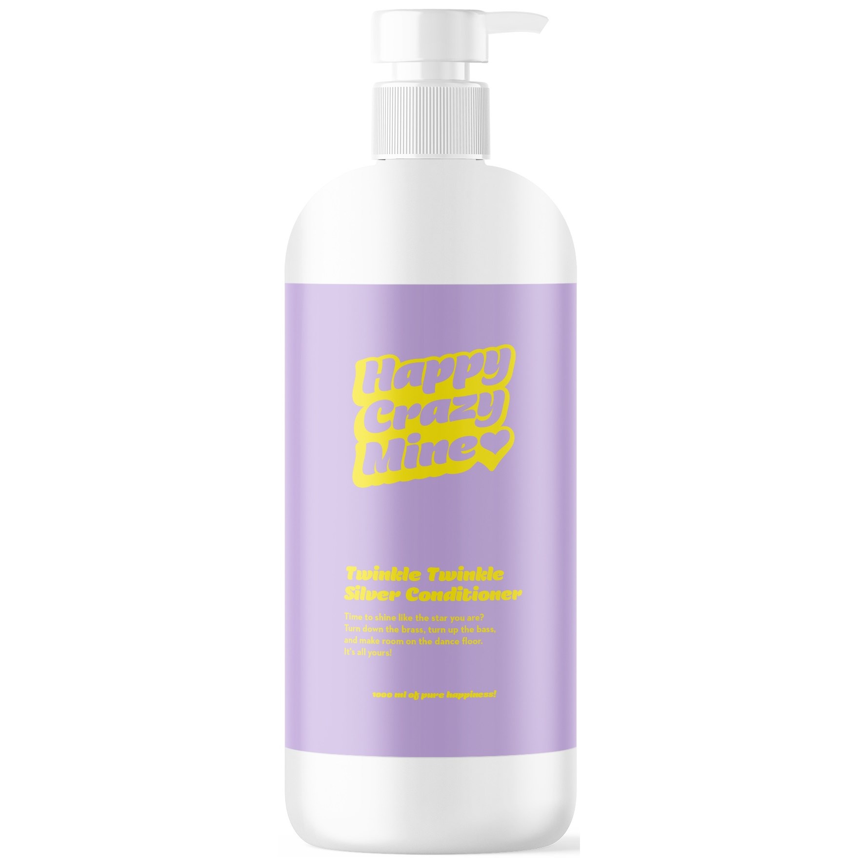 Happy Crazy Mine Twinkle Twinkle Silver Conditioner 1000 ml