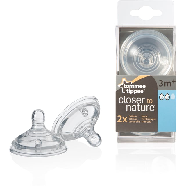 Tommee Tippee Natural Start Dinapp 2-pack Medium Flöde