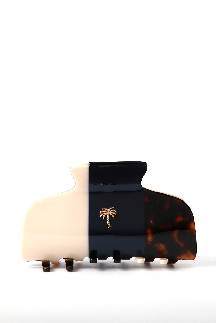 Hair clips Fan Palm Hair Clips Creme/Blue/Tortoise