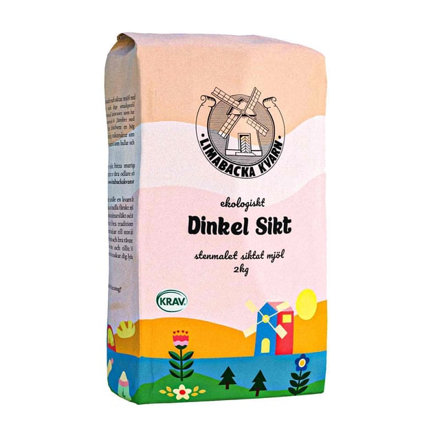 Limabacka Kvarn Dinkel Siktat Mjöl 2 kg