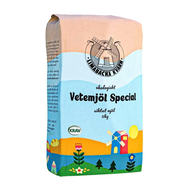 Limabacka Kvarn Vetemjöl Special 2 kg
