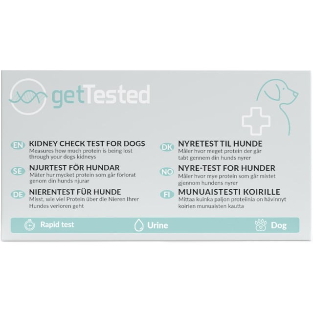 Get Tested Njurfunktionstest för hundar 3 st