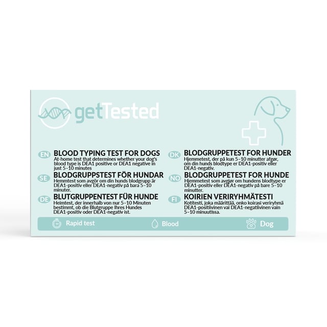Get Tested Blodgruppstest för hundar 1 st