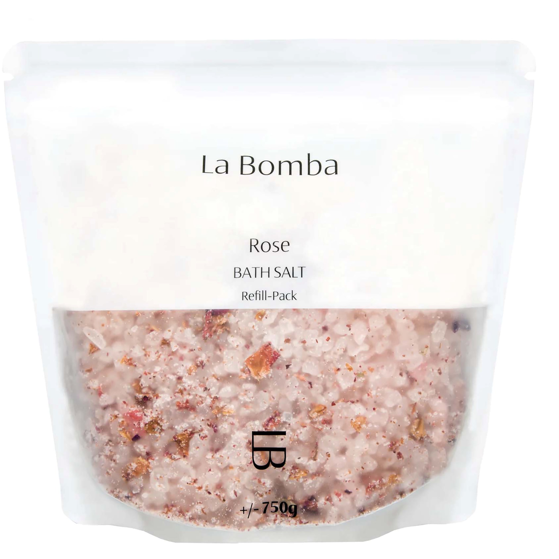 La Bomba Rose Bath Salt Refill Pack 750 g