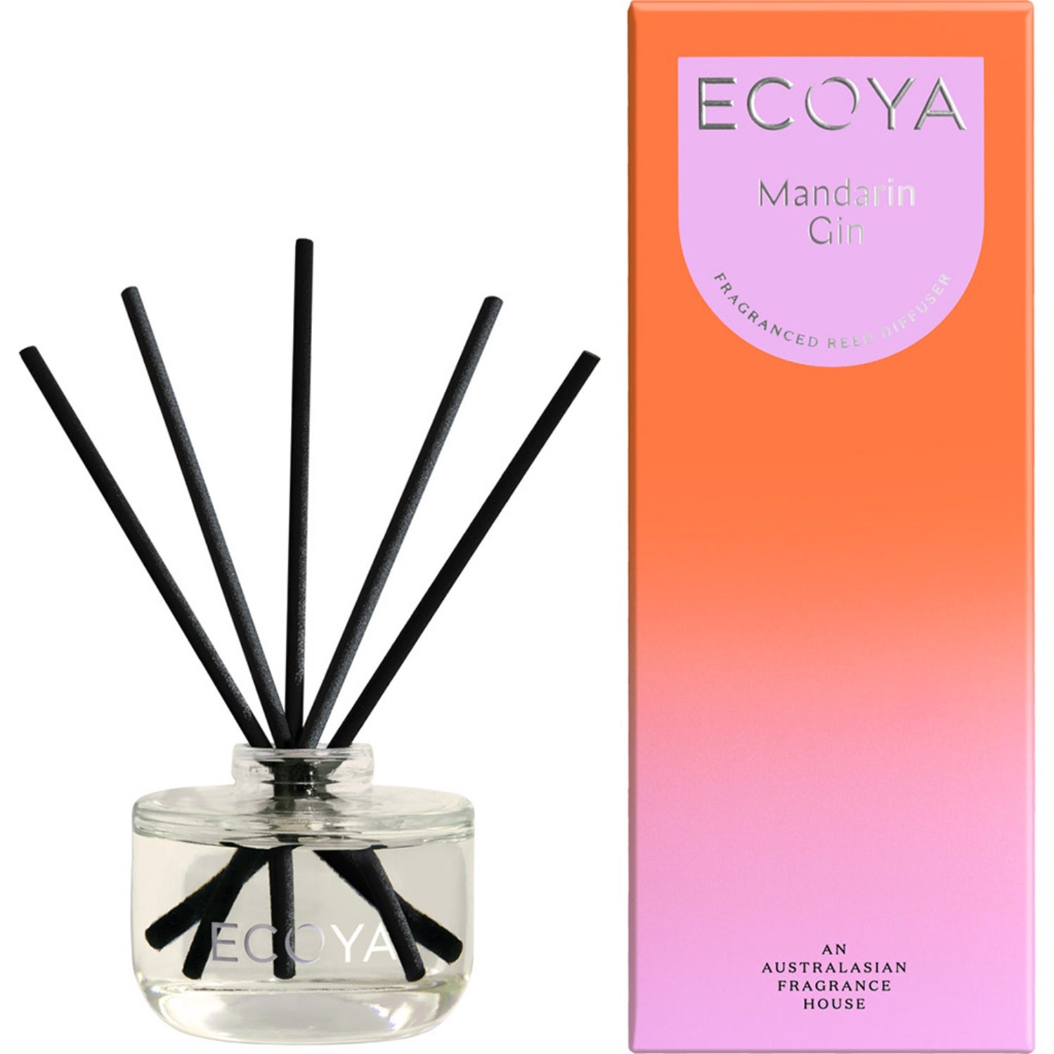 Ecoya Mini Reed Diffuser Mandarin Gin - 50 ml