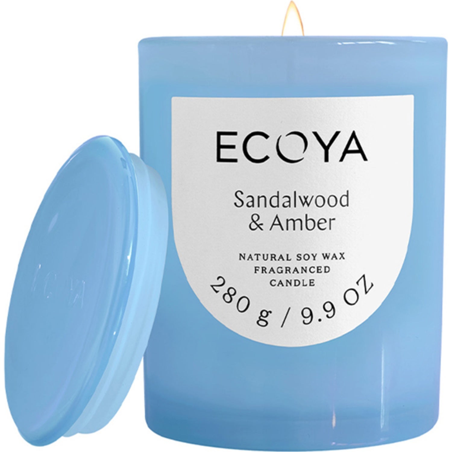 Ecoya Metro Candle Sandalwood & Amber - 280 g