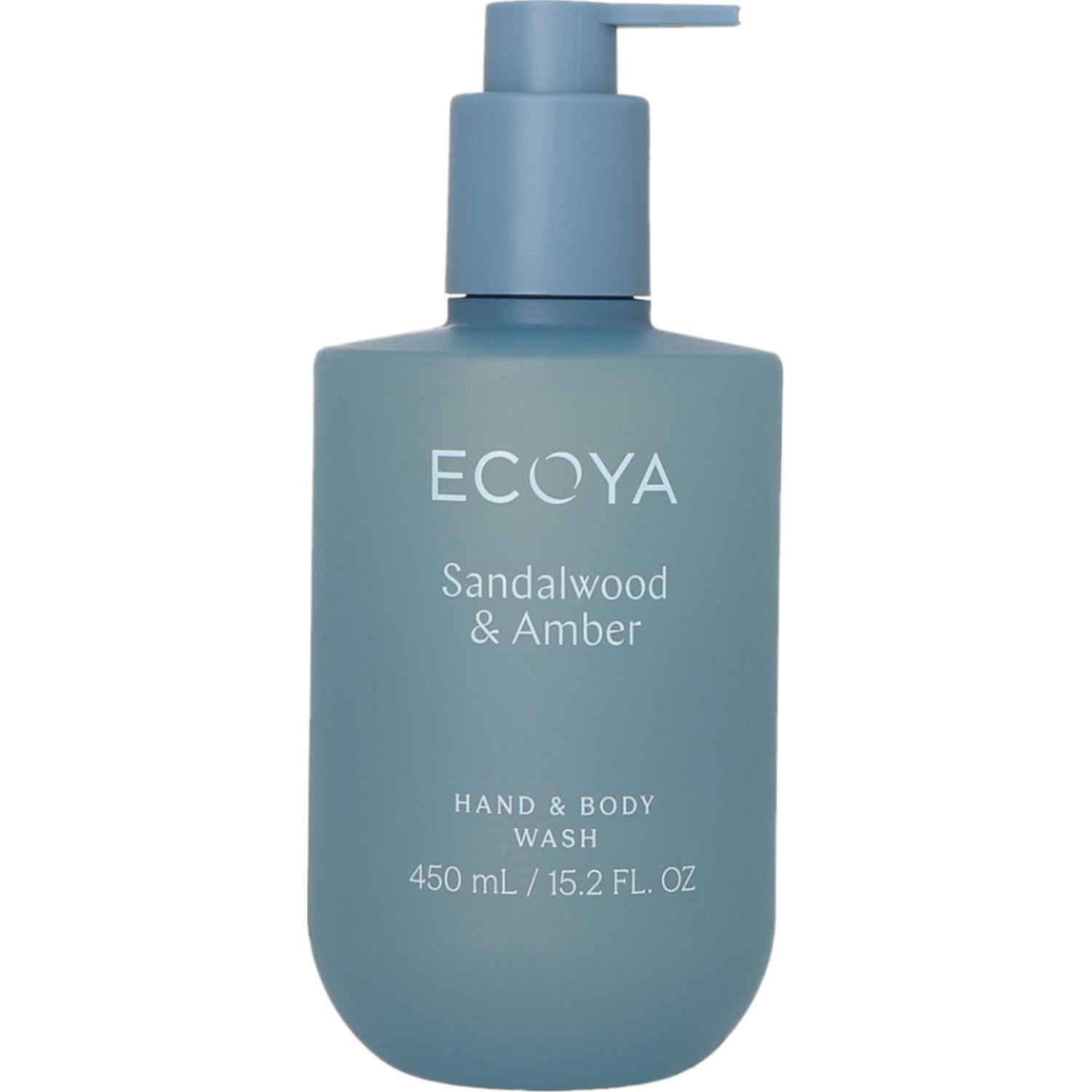 Ecoya Hand & Body Wash Sandalwood & Amber - 450 ml