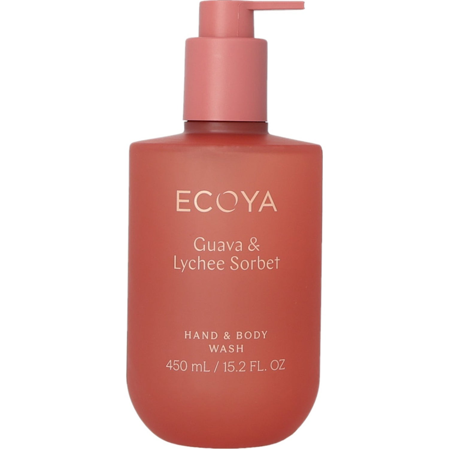 Ecoya Hand & Body Wash Guava & Lychee & Sorbet - 450 ml