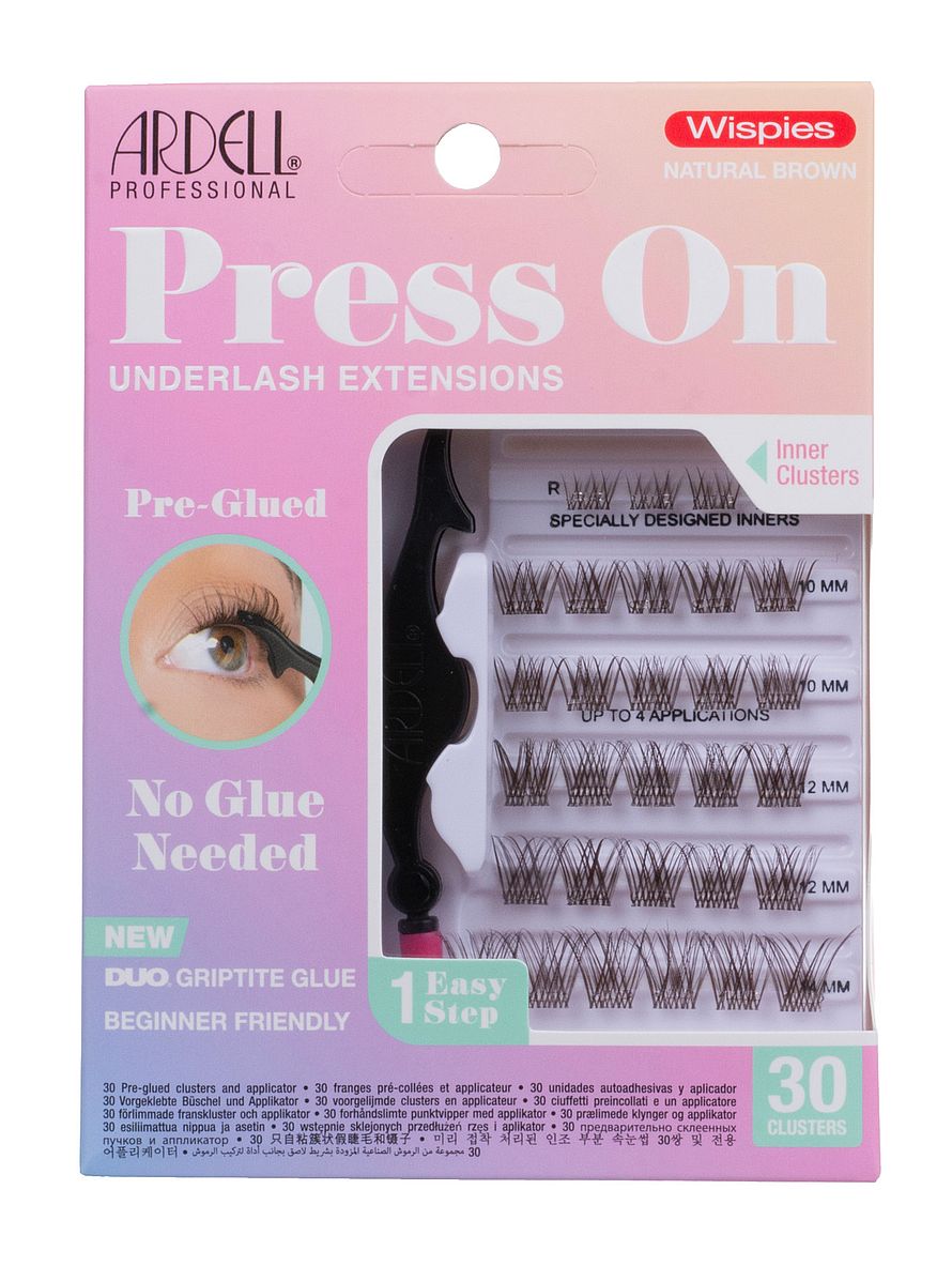 Press On Underlash Extensions Wispies Natural Brown Ardell Press On Underlash Extensions Wispies Natural Brown