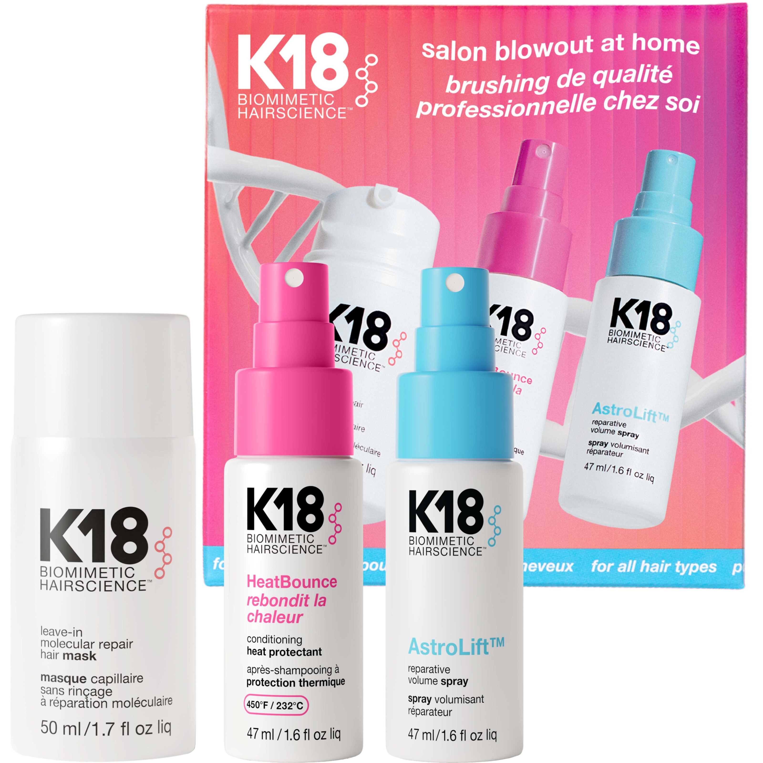 K18 Salon Blowout at Home Kit