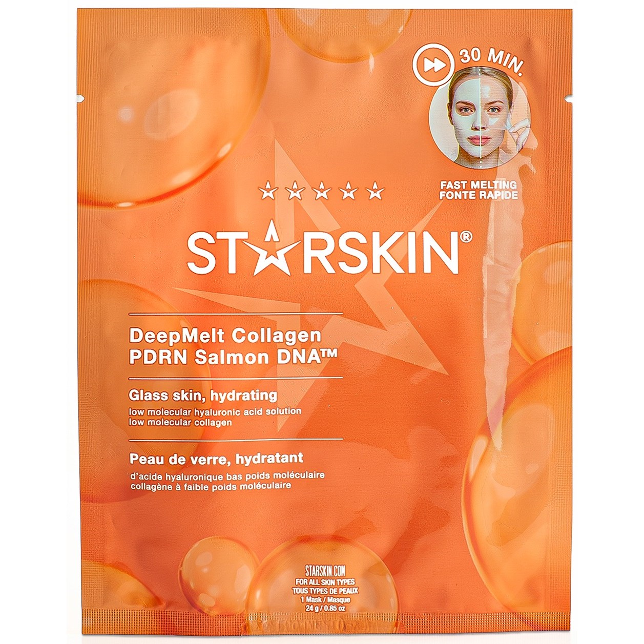 Starskin DeepMelt Collagen PDRN Salmon DNA Face Mask 1 st