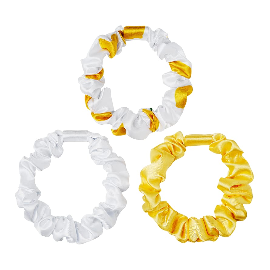 KICKS Beauty Slim Scrunchie 3-P Lemon 3 pcs