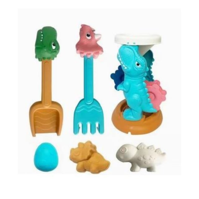 Suntoy Sandset 6 Delar Sandhjul Dinosaurie