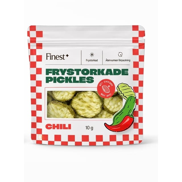 Finest Frystorkade Pickles Chili 10 g