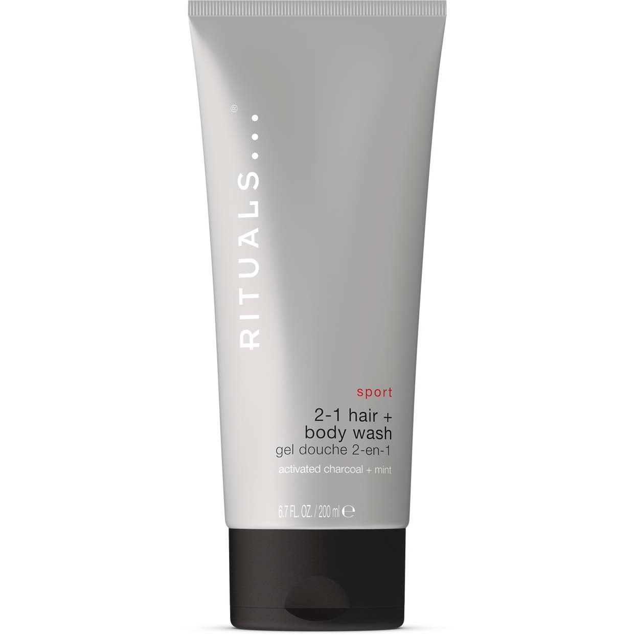 Rituals Sport 2-in-1 Shampoo & Body Wash - Uppfriskande kol- och