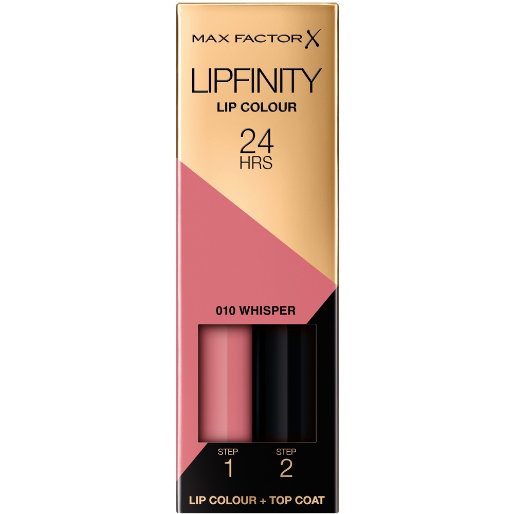 Lipfinity 2-step Long Lasting Lipstick, 010 Whisper