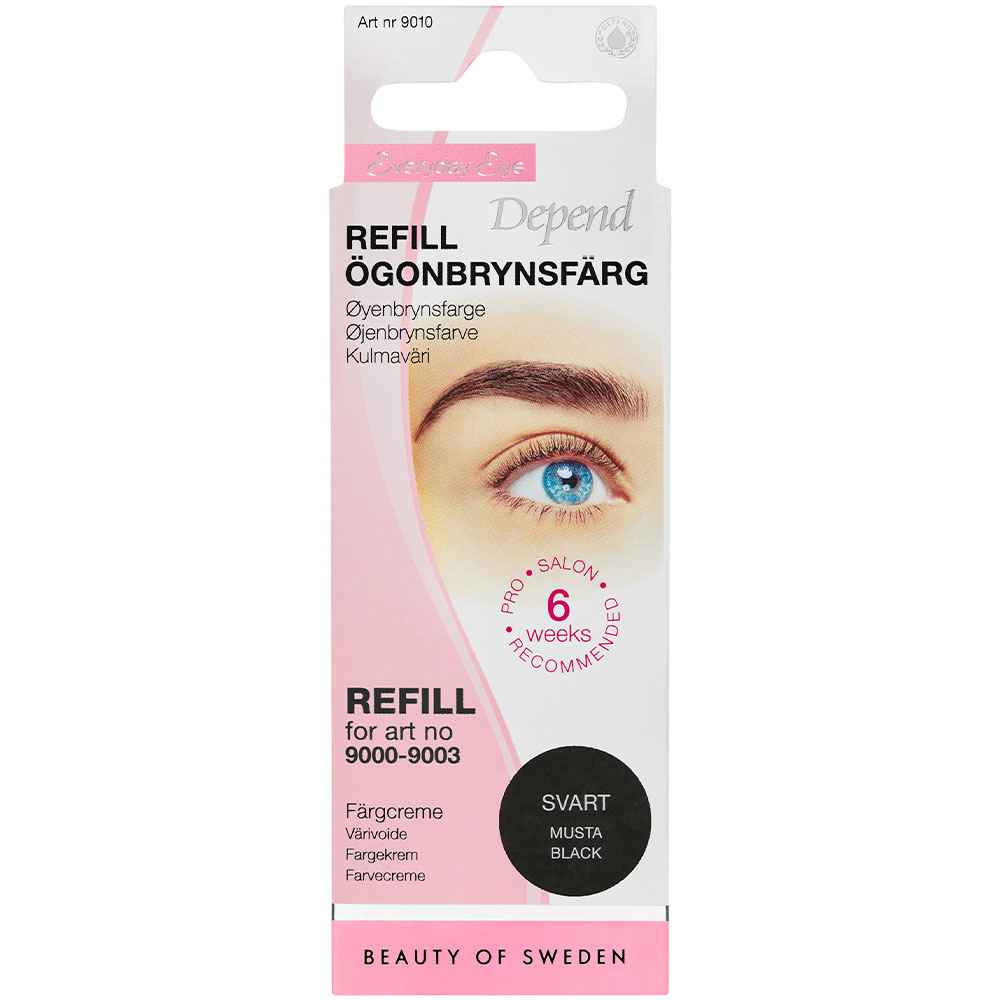 Everyday Eye Eyebrow Colour, Refill, Black