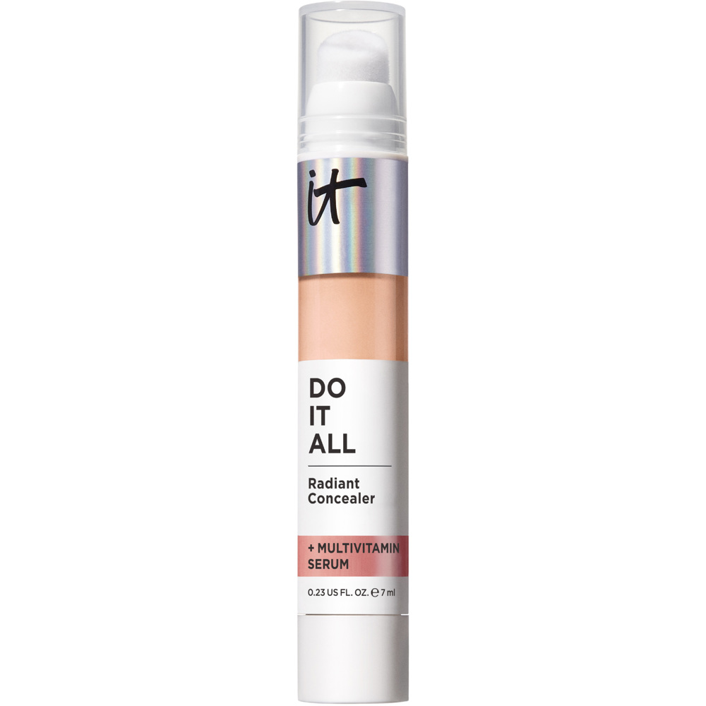 Do It All Plumping Radiant Concealer + Multivitamin Serum, 220 Light Medium Cool