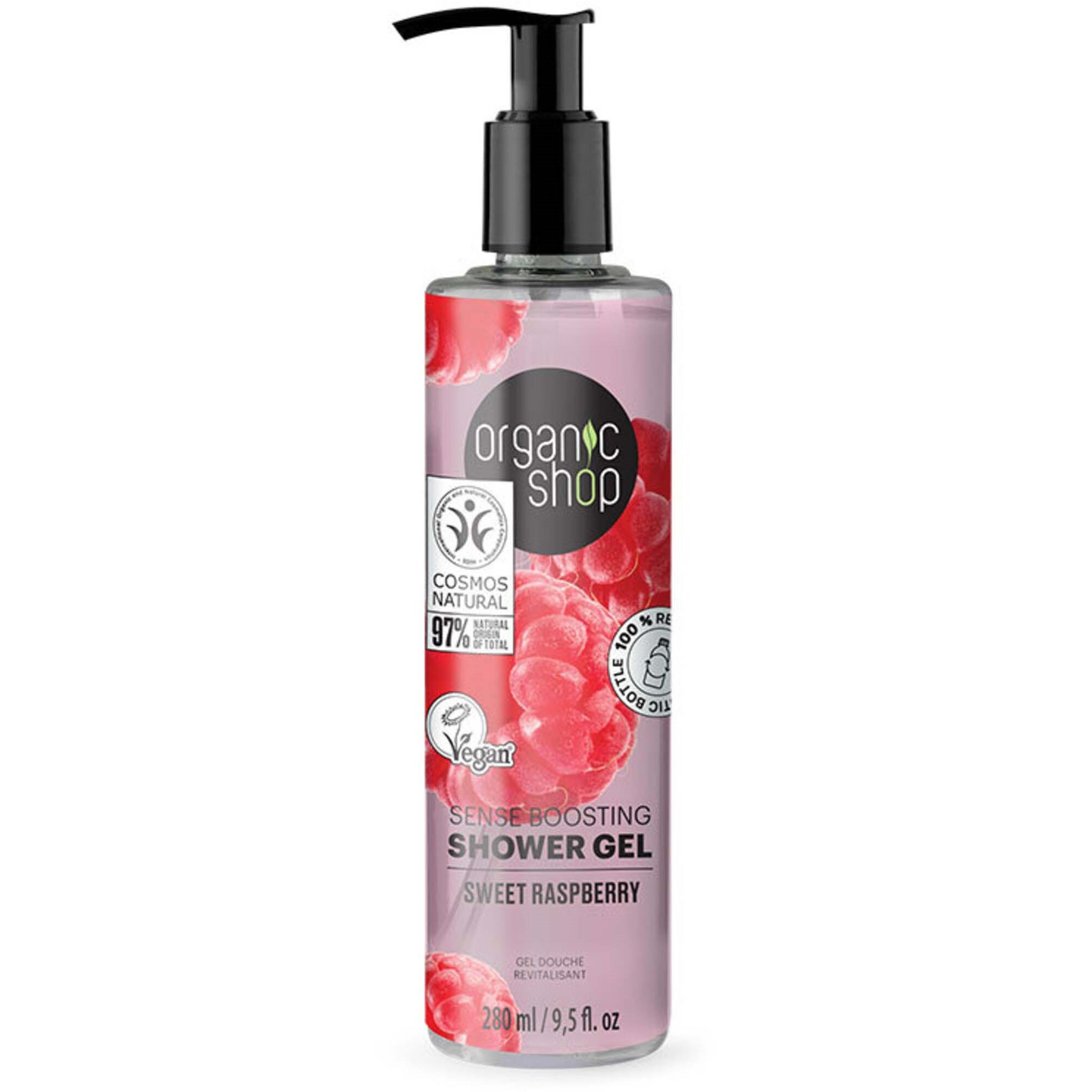 Organic Shop Sense Boosting Shower Gel Sweet Raspberry 280 ml