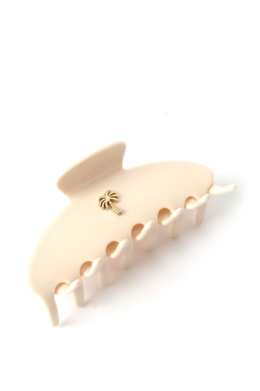 Hair clips Fan Palm Hair Clips Ivory