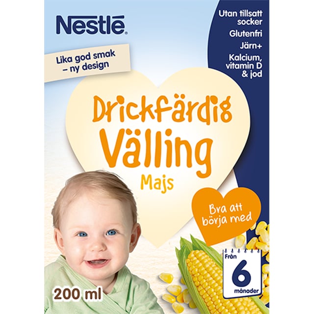 Nestlé Majsvälling drickfärdig 6 månader 200 ml