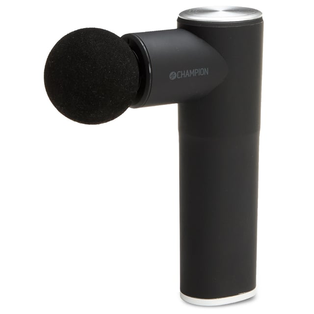 Champion Massagepistol Compact Power 3300RPM 1800mAh MG400 Svart/Silver