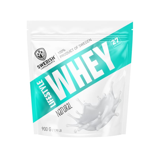 Swedish Supplements Lifestyle Whey Natural 900 g