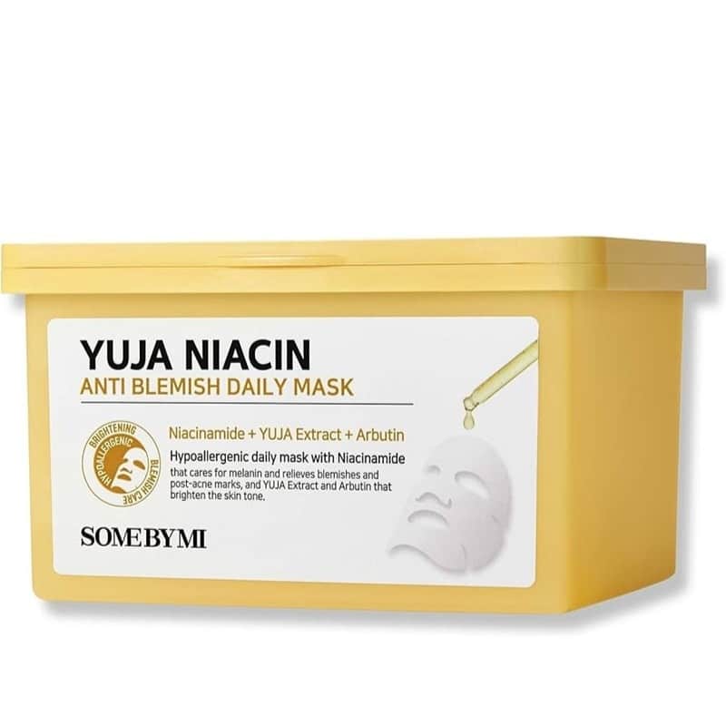 SOME BY MI Yuja Niacin Anti-Blemish Daily Mask 30pcs