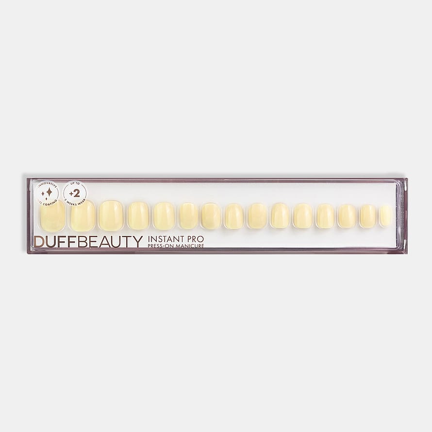 Butter Yellow Short Squoval 30 pcs