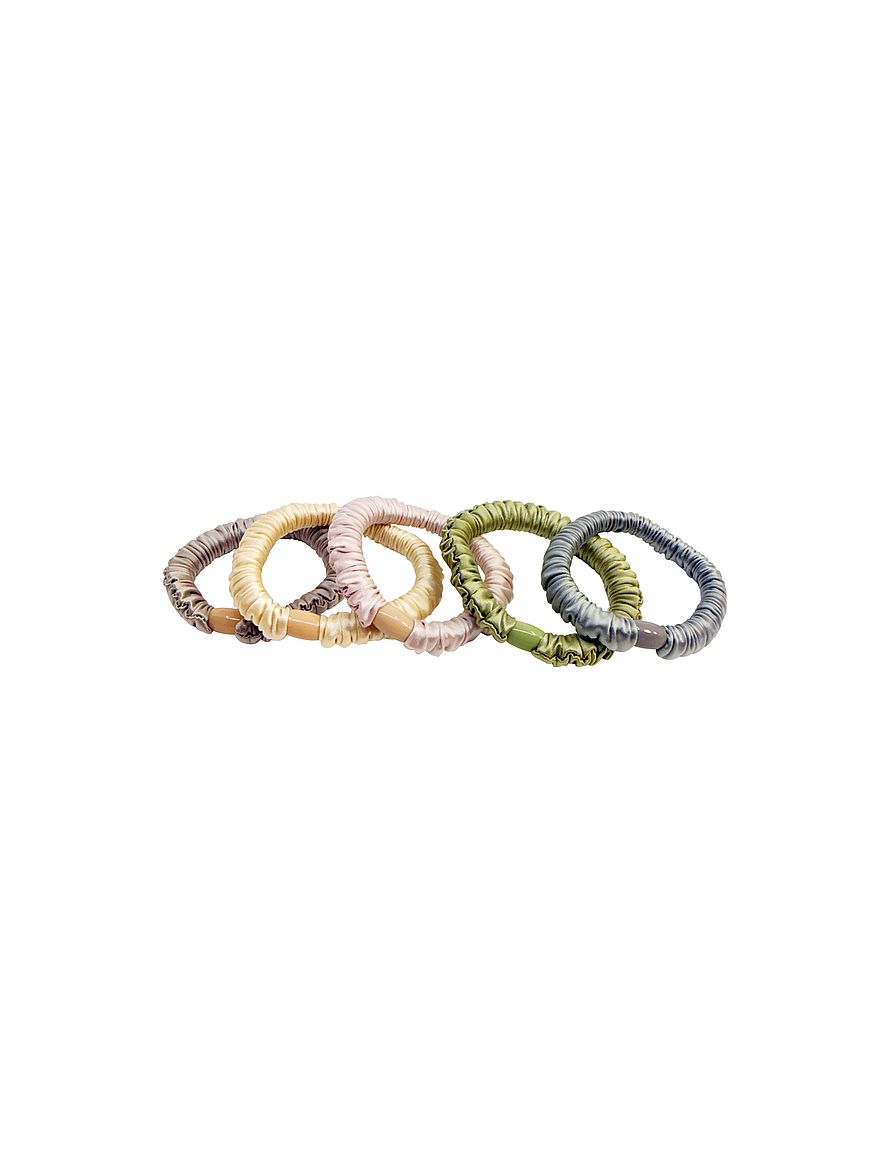 Ruffle Satin Elastic Light Mix 5 pcs