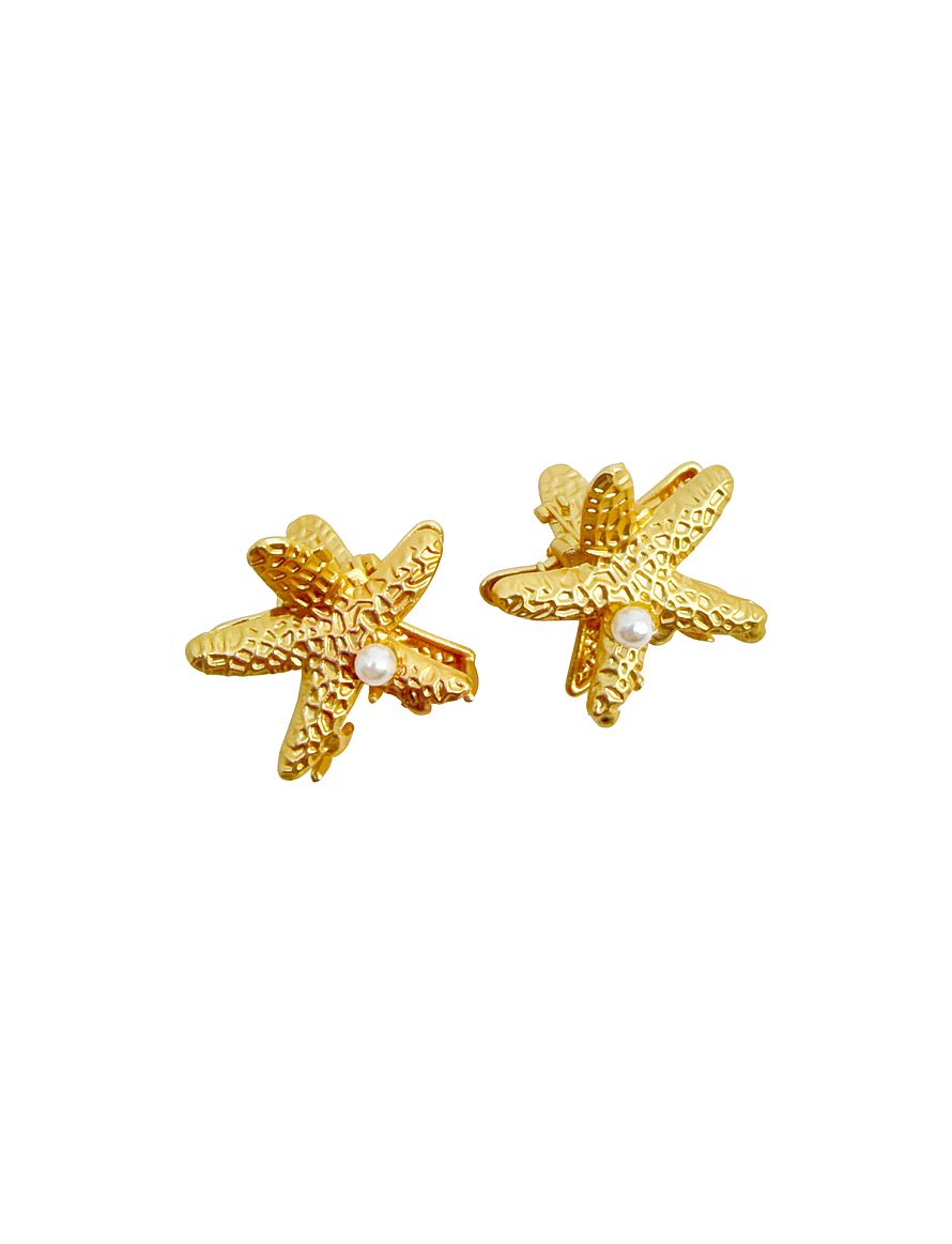 Starfish Clamp Gold 2 pcs