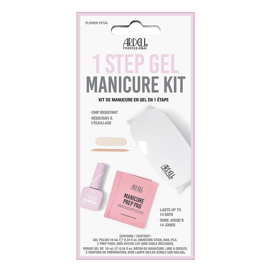 1 Step Gel Polish Manicure Kit Flower Petal