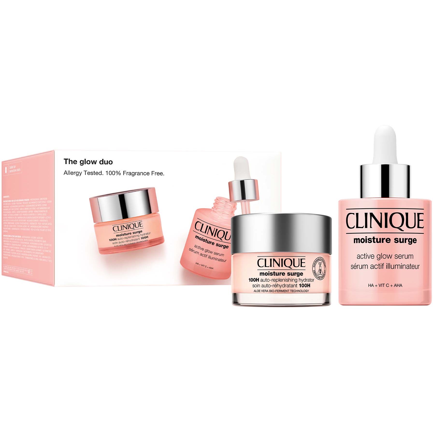 Clinique Moisture Surge The Glow Duo Skincare Set