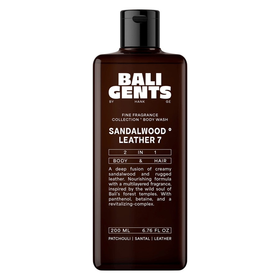 Bali Curls Gents Bodywash Sandalwood Leather 200ml