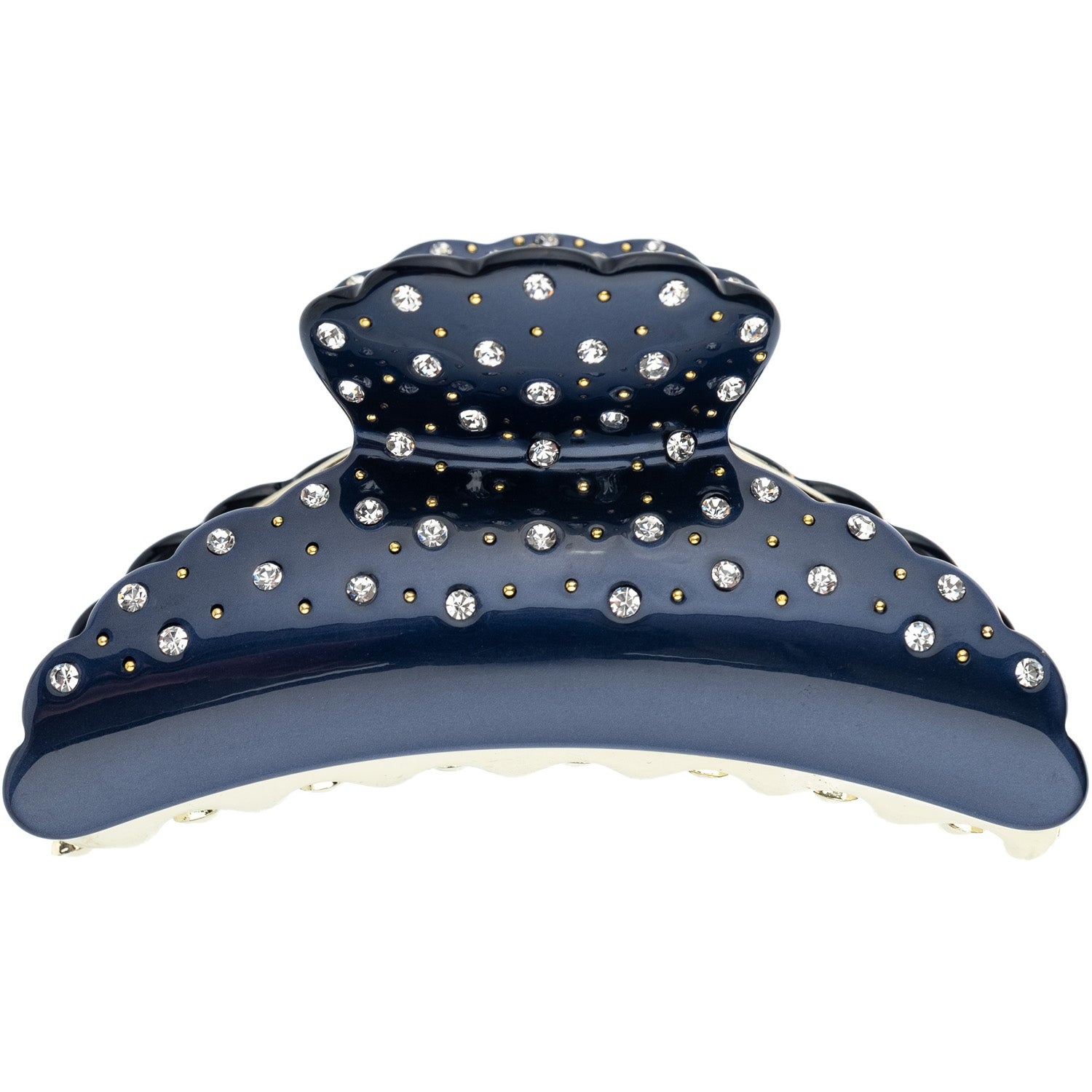 Dark Crystal Hair Claw X Large Navy Blue - 1 pcs