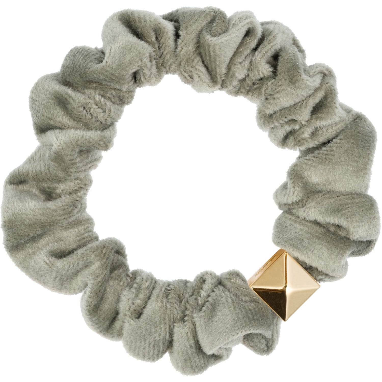 Dark Velvet Mini Scrunchie Milieu Green - 1 pcs