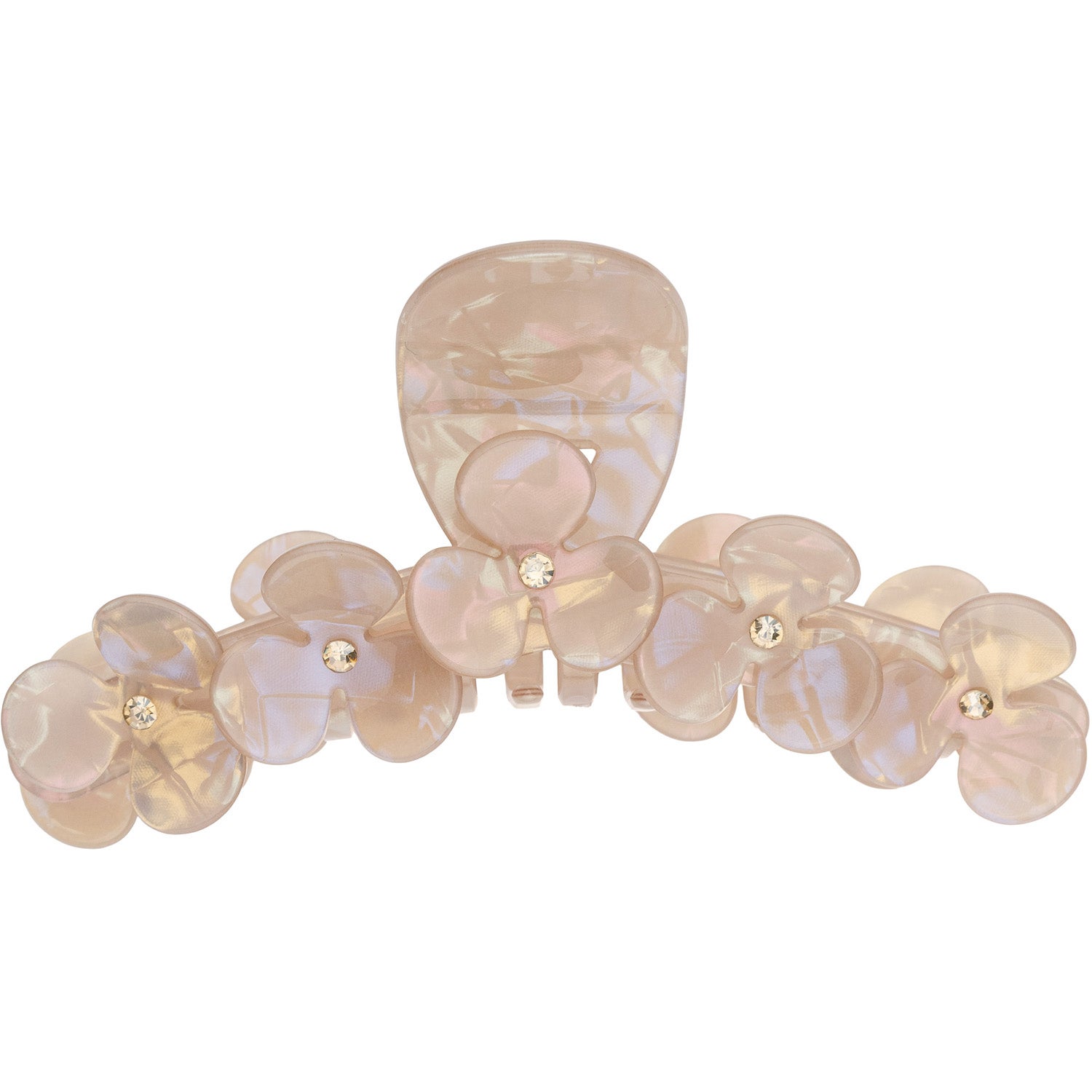 Dark Flower Hair Claw X Large Sand W/Sand - 1 pcs