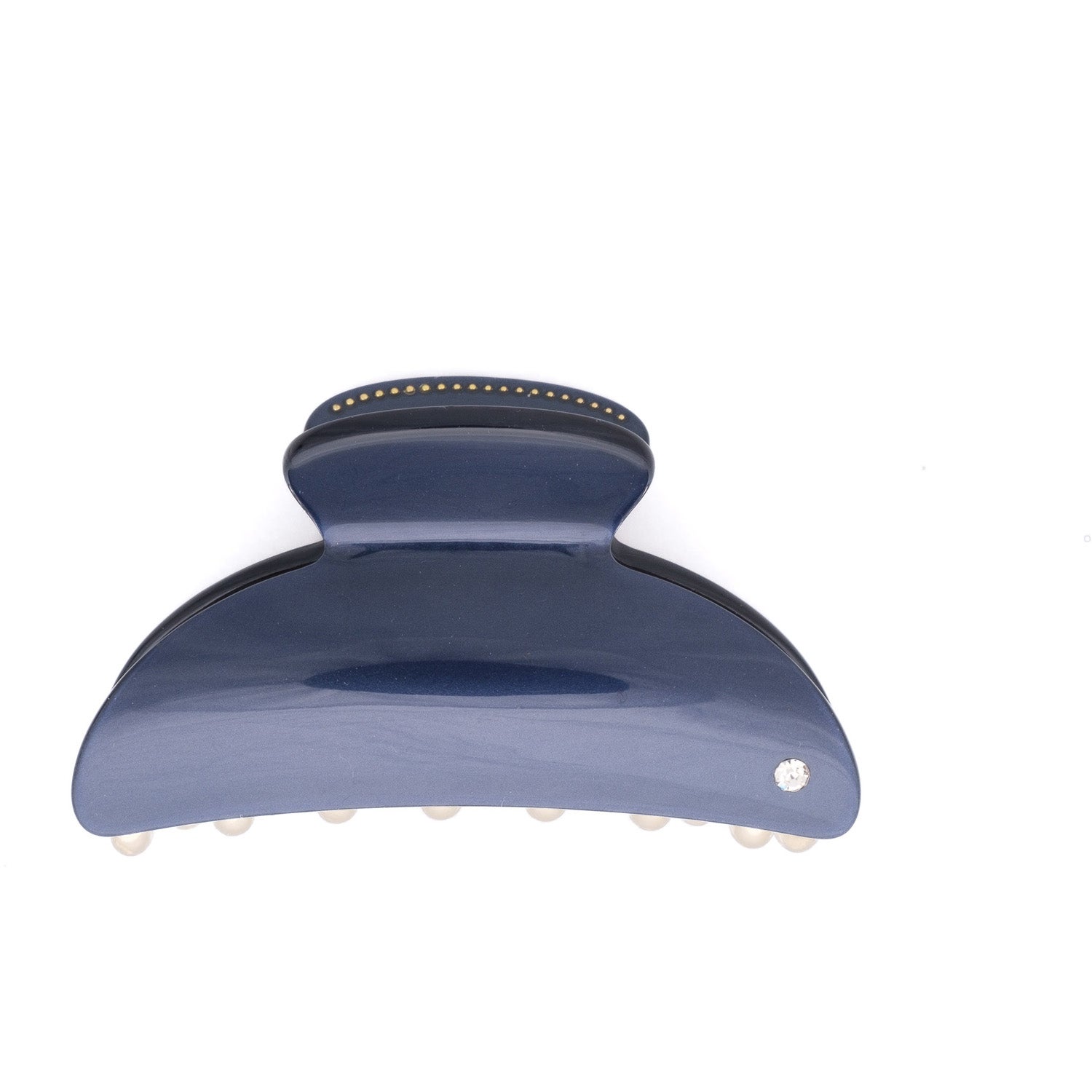 Dark Hair Claw Large Navy Blue - 1 pcs