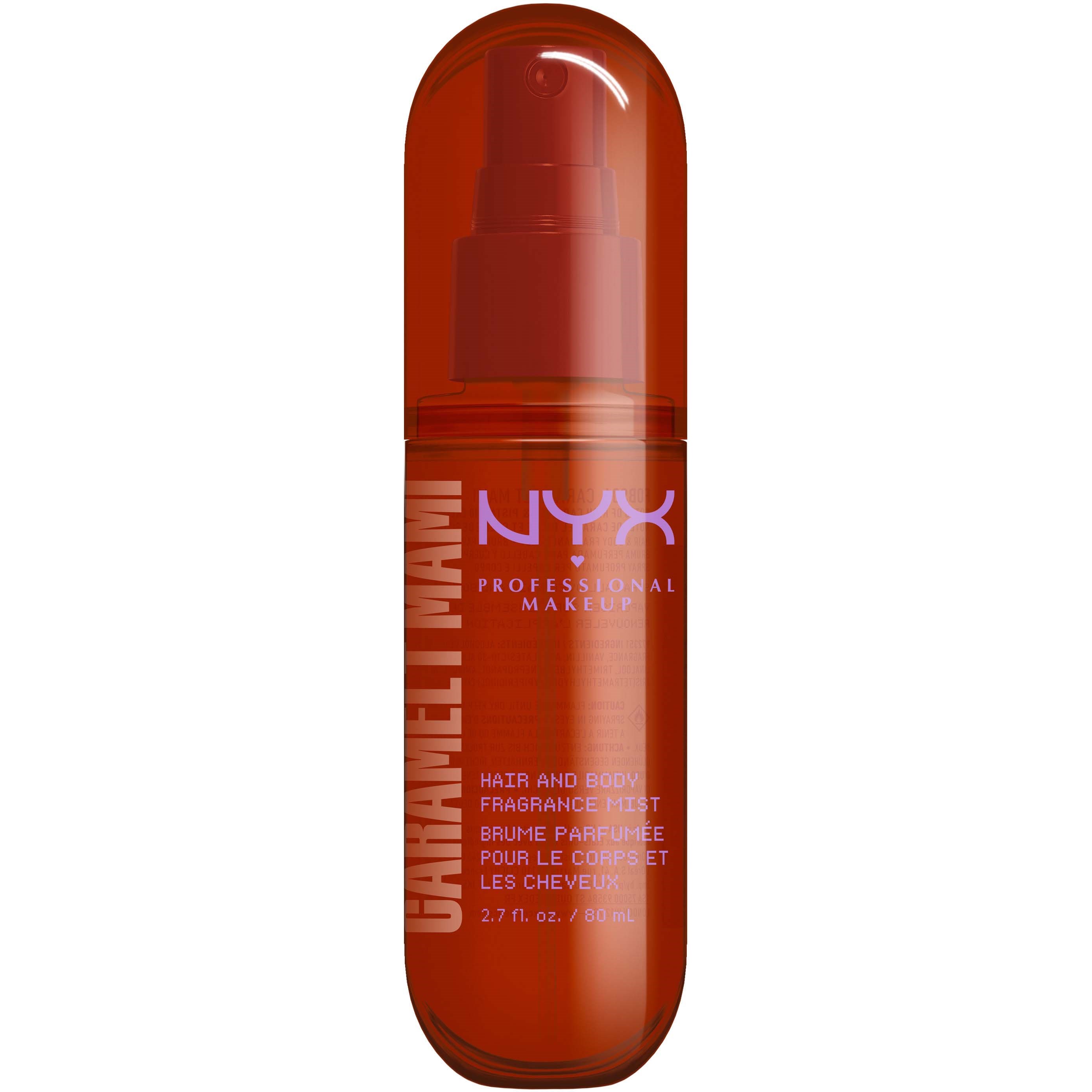 NYX PROFESSIONAL MAKEUP Hair And Body Fragrance Mist Caramelt Mam