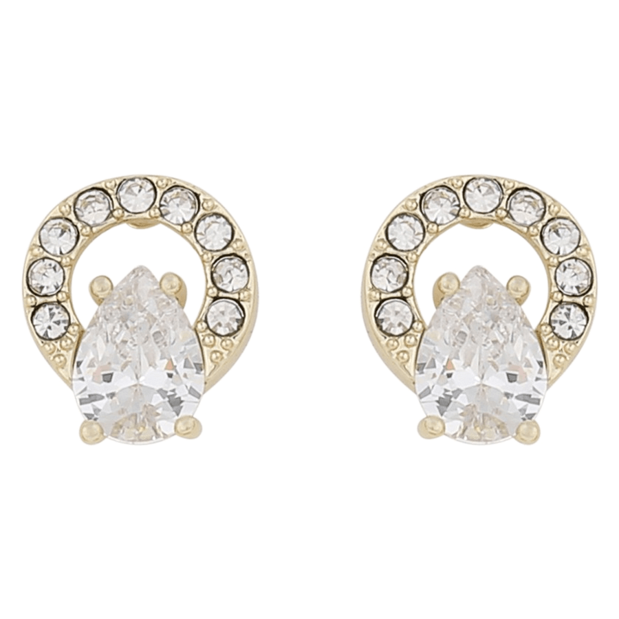 Snö Of Sweden Callie Crystal Circle Ear Gold Clear Onesize