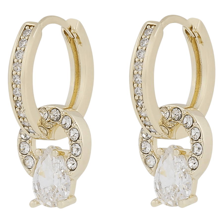 Snö Of Sweden Callie Pendant Ring Ear Gold Clear Onesize